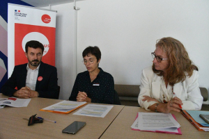 Conférence de presse ce matin au Campus de la Bouloie 