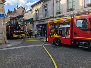 Incendie à Besançon 
