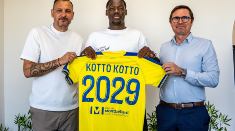 FC Sochaux Montb&eacute;liard : Premier contrat professionnel pour Noa Kotto Kotto