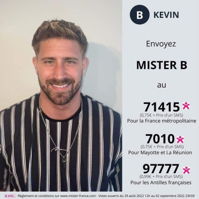 Le Mortuacien Kevin Bligny en lice pour le concours Mister France Bourgogne-Franche-Comt&eacute;