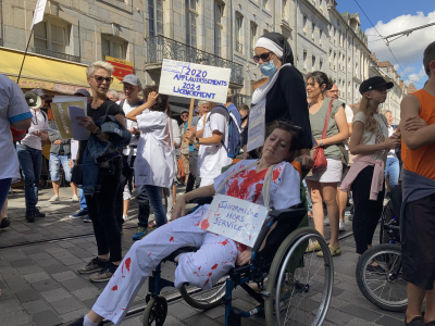 Besan&ccedil;on : Nouvelle mobilisation des anti-passe sanitaire