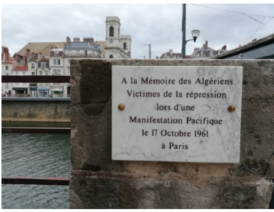 Besan&ccedil;on : Une fleur dans le Doubs pour les victimes du 17 octobre 1961
