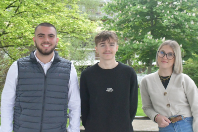 Morgane. Youri. Candice. 