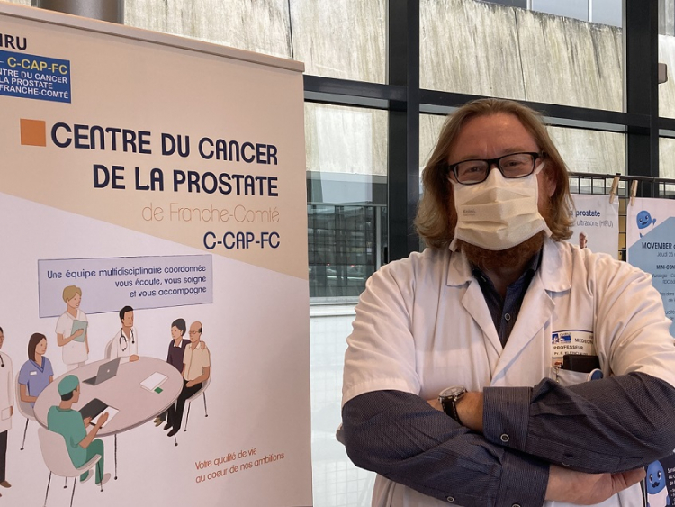 Movember : Sensibilisation au cancer de la prostate au CHRU de Besançon