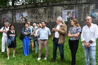 Inauguration de l'exposition &agrave; Besan&ccedil;on 