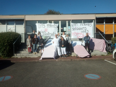 Mobilisation au CH de Novillars : une quinzaine de lits menac&eacute;s