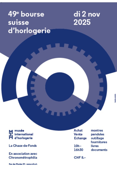 La Chaux-de-Fonds : 49e Bourse suisse d&rsquo;horlogerie ce dimanche