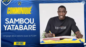 Sambou Yatabaré s&#039;engage avec le FC Sochaux Montbéliard