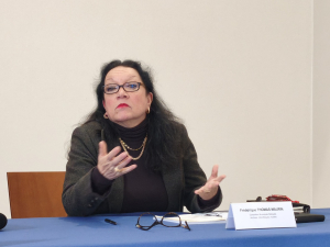 Fr&eacute;d&eacute;rique Thomas Maurin a d&eacute;fendu les d&eacute;cisions municipales 