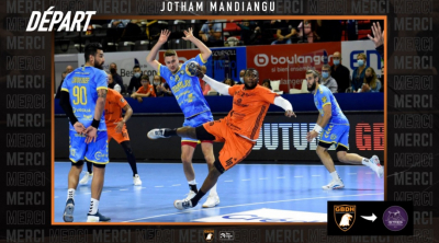 Grand Besan&ccedil;on Doubs Handball : Jotham Mandiangu quitte Besan&ccedil;on