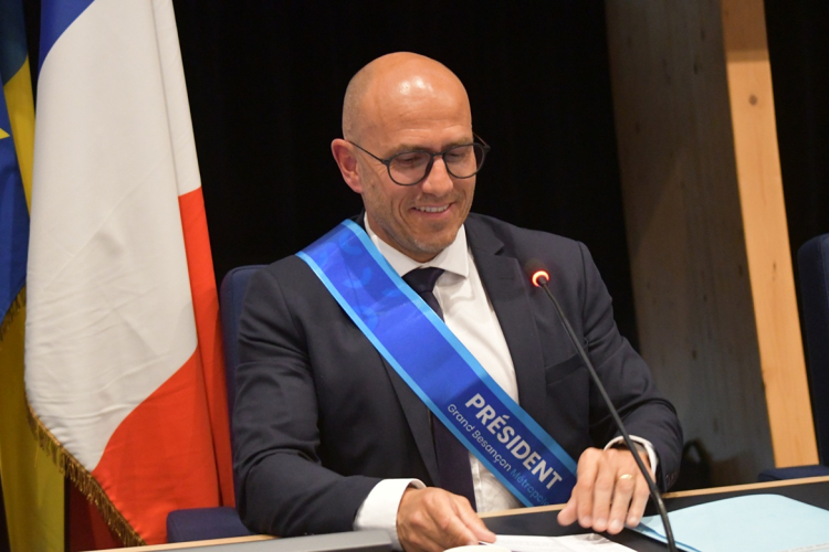 Ludovic Fagaut &eacute;lu &agrave; la t&ecirc;te de Grand Besan&ccedil;on M&eacute;tropole dans un climat politique contrast&eacute;