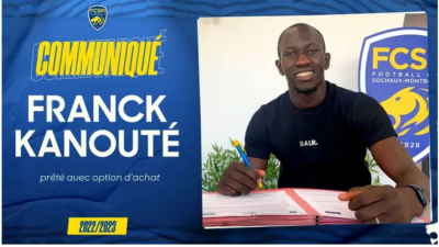 Ligue 2 : Franck Kanout&eacute; pr&ecirc;t&eacute; au FC Sochaux Montb&eacute;liard