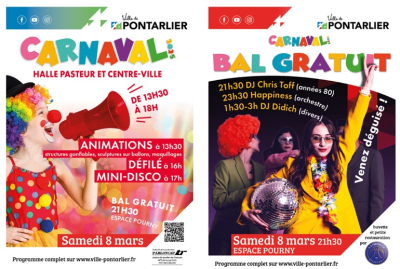 Pontarlier : Place au Carnaval ce samedi apr&egrave;s-midi