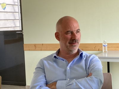 M. Ligier, pr&eacute;sident du CA Pontarlier rugby 