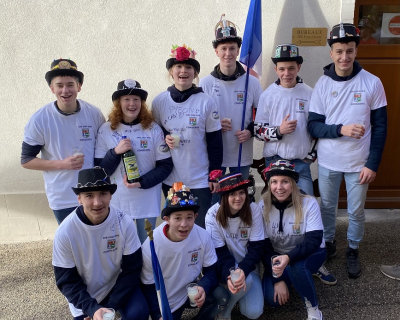 La bonne ann&eacute;e des conscrits de Maison du Bois et Hauterive