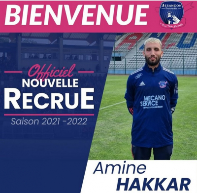 Foot / N3 : Amine Hakkar retrouve le Besan&ccedil;on Foot