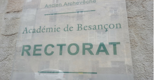 Education Nationale : Rassemblement devant le rectorat à Besançon