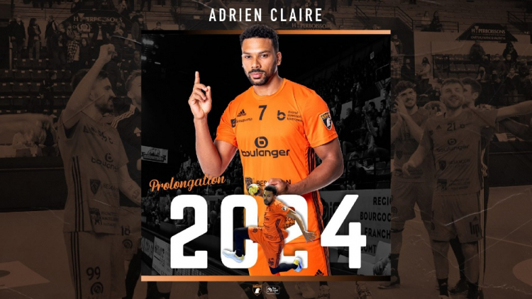 GBDH : Adrien Claire s&#039;engage pour deux saisons supplémentaires