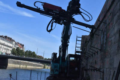 Besan&ccedil;on : Un chantier indispensable pour la p&eacute;rennit&eacute; du quai Vauban