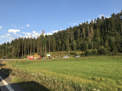 Accident &agrave; l'intersection de Doubs