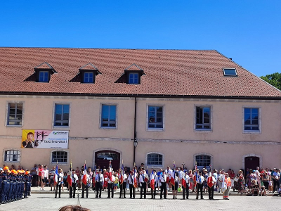D&eacute;fil&eacute; du 14 juillet &agrave; Pontarlier