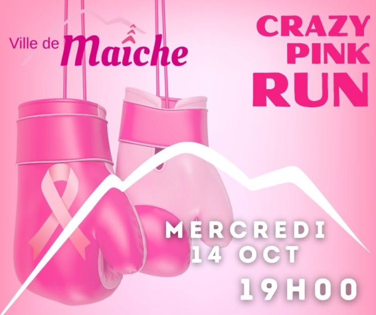 Ma&icirc;che : les inscriptions &agrave; la Crazy Pink Run sont ouvertes