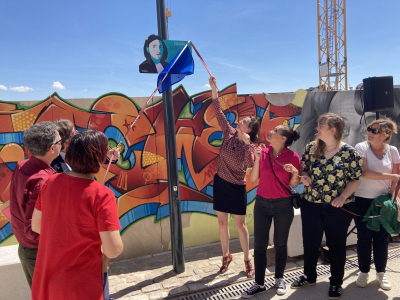 Besan&ccedil;on : Inauguration de la voie Gis&egrave;le Halimi