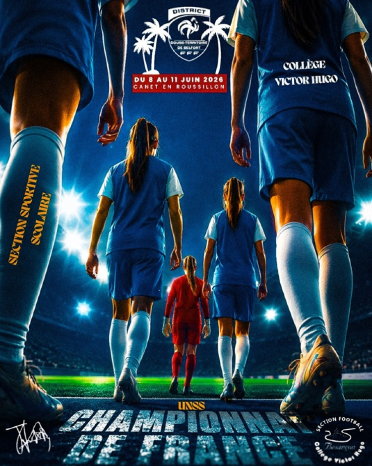 Besan&ccedil;on : la section sportive f&eacute;minine du coll&egrave;ge Victor-Hugo aux championnats de France UNSS