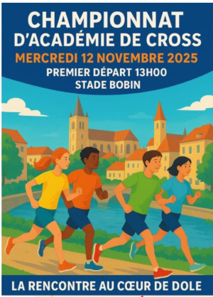 Sport scolaire : cross académique UNSS 2025 à Dole