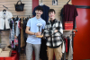 Lo&iuml;c et Lorenzo, brandissant le troph&eacute;e de la premi&egrave;re place obtenue au rectorat de Besan&ccedil;on