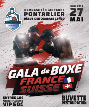 Pontarlier : Un gala de boxe franco-suisse ce samedi !