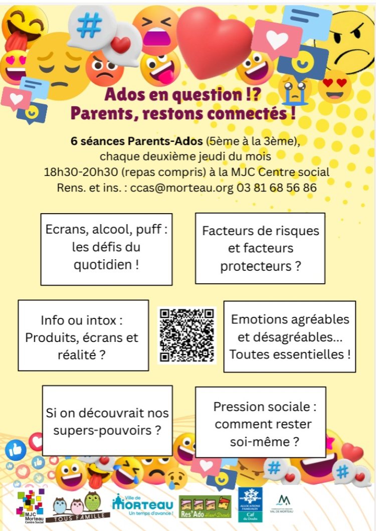 Morteau : des ateliers pour renforcer le dialogue entre parents et adolescents