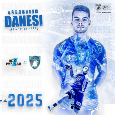 Handball : S&eacute;bastien Danesi s'engage avec le GBDH