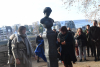 Besan&ccedil;on : La statue d'Henriette de Crans vandalis&eacute;e
