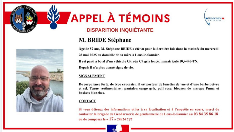 Disparition inquiétante à Lons-le-Saunier : appel à témoins