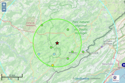 Orchamps Vennes : la terre a trembl&eacute; hier soir