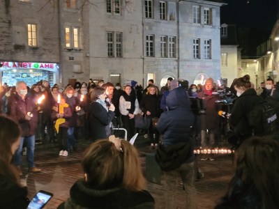 F&eacute;minicides : 200 personnes rassembl&eacute;es &agrave; Besan&ccedil;on